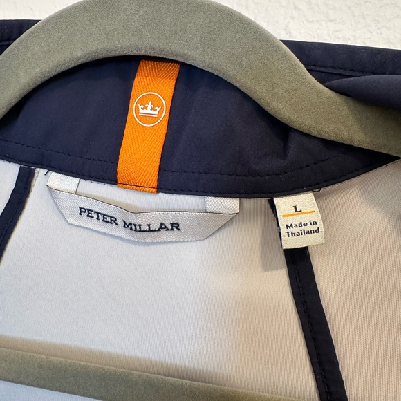 Peter Millar Navy and Gray Sleeveless Vest - Picture 3 of 4